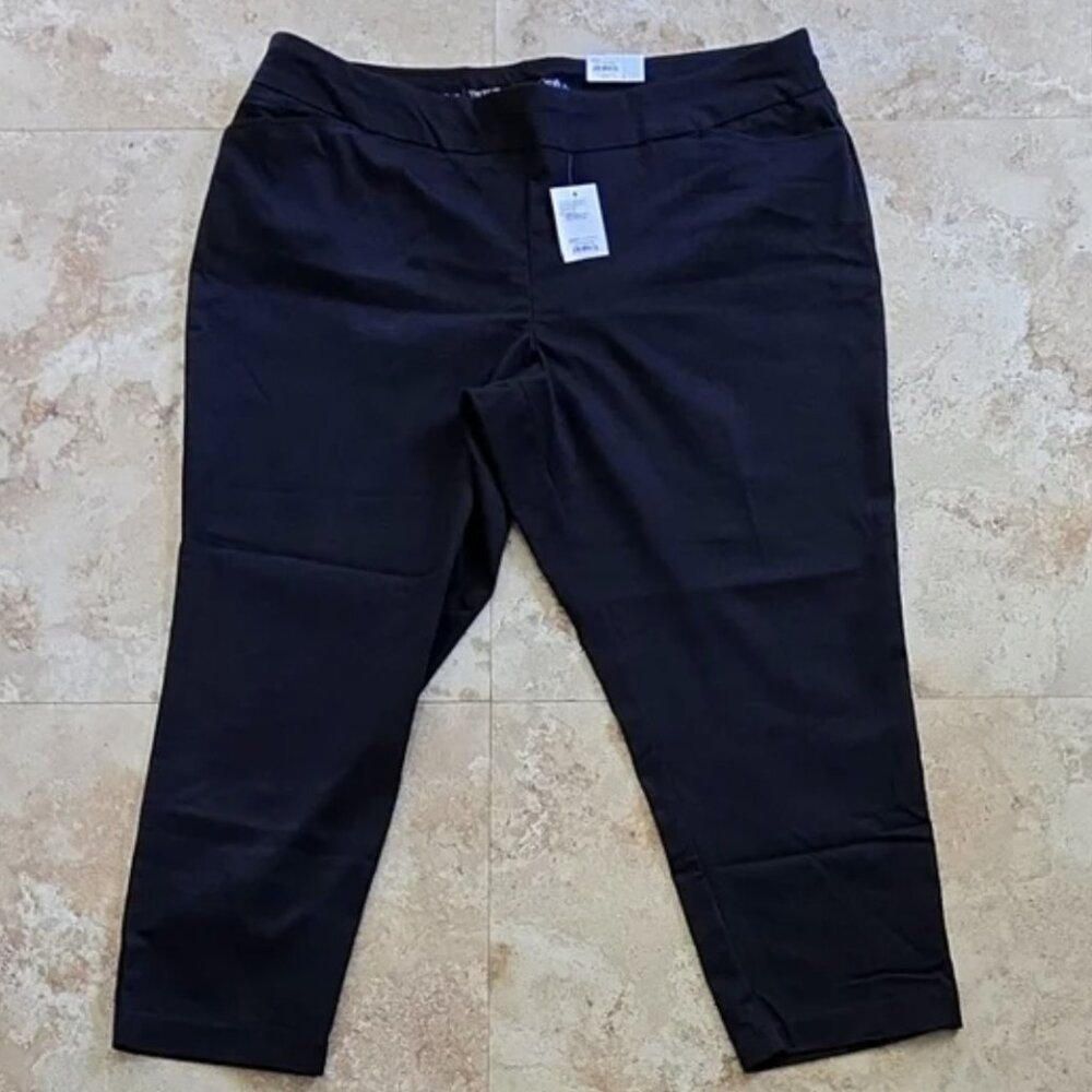 Plus Size Croft & Barrow® Effortless Stretch Pull-On Straight-Leg Pants